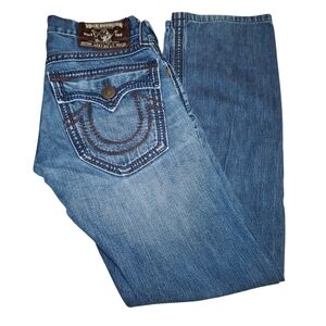 True Religion Jeans Men's RICKY Big QT Looking Glass Sz 28  M24859MBQT2